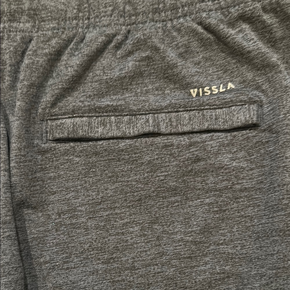 VISSLA Men's Dark Gray Athletic Shorts - Picture 6 of 10